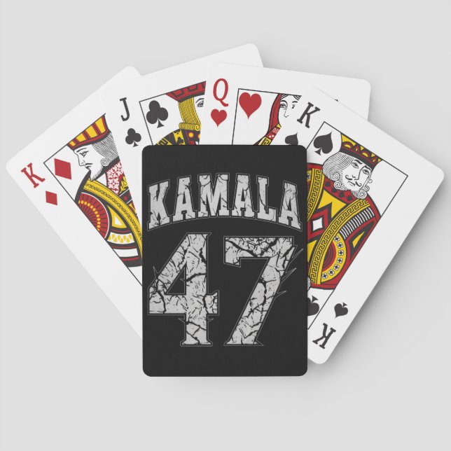 Kamala Harris 47:e president USA 2024 Casinokort (Baksidan)