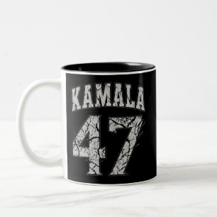 Kamala Harris 47:e president USA Amerika 2024 Två-Tonad Mugg