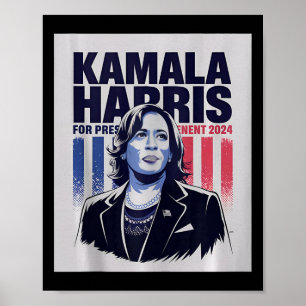 Kamala Harris 47 President Usa America 2024 Ele Poster