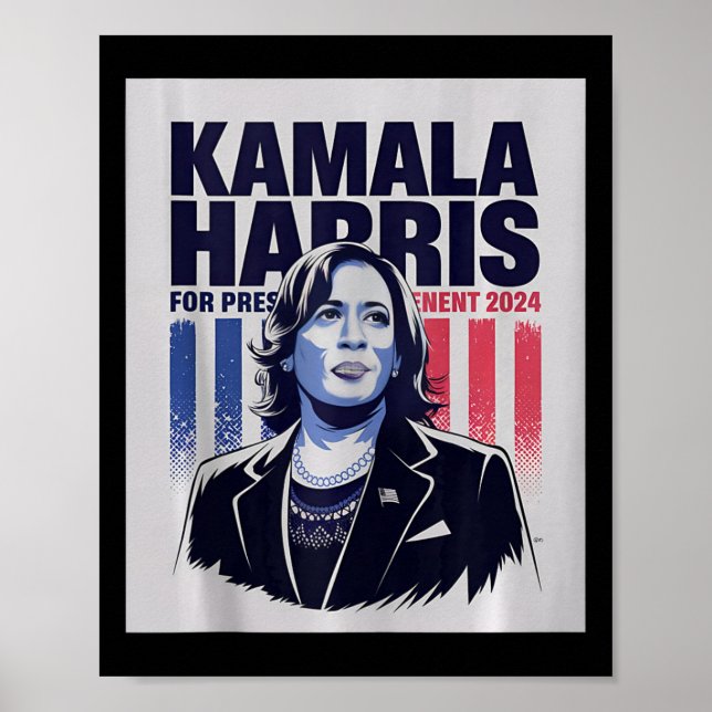 Kamala Harris 47 President Usa America 2024 Ele Poster (Framsidan)