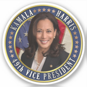 Kamala Harris 49:e Vicens talman Klistermärken