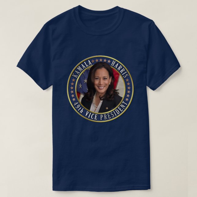 Kamala Harris 49:e Vicens talman T Shirt (Design framsida)