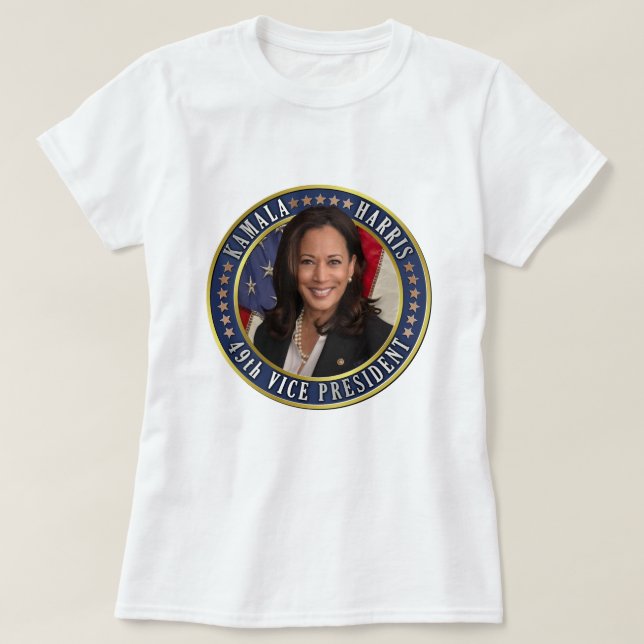 Kamala Harris 49:e Vicens talman T Shirt (Design framsida)