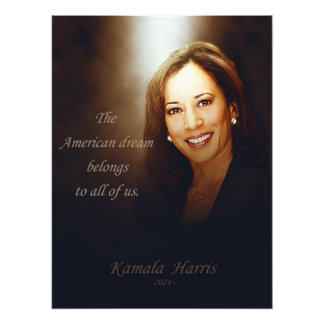 Kamala Harris. Amerikanska Dream-tillhör till oss  Fototryck