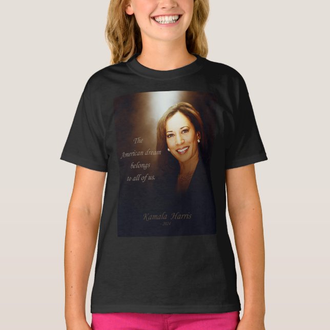 Kamala Harris. Amerikanska Dream-tillhör till oss  T Shirt (Framsida)
