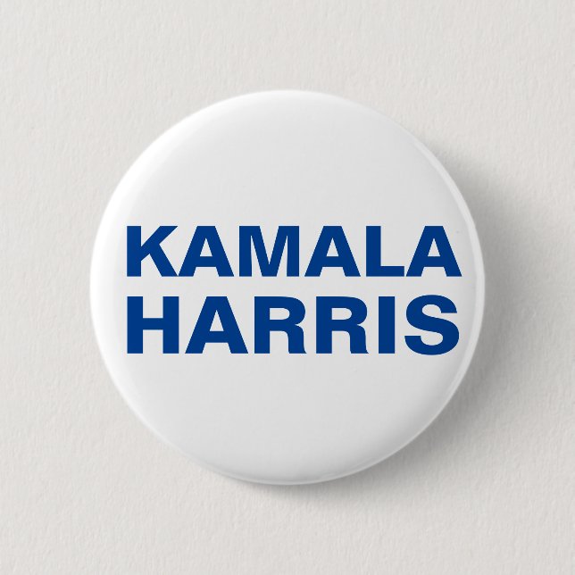 Kamala Harris (ANPASSADE) Pin Knapp (Framsida)