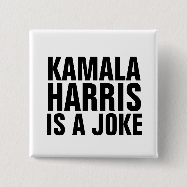 KAMALA HARRIS ÄR EN JOKE-KNAPP KNAPP (Framsida)
