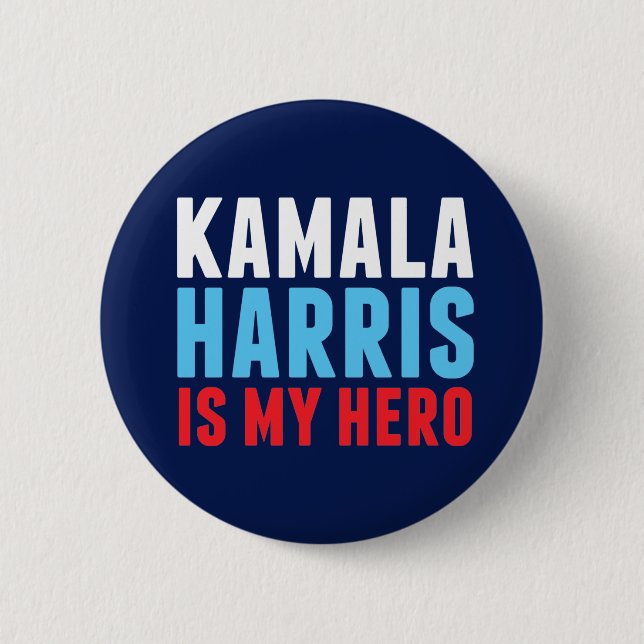 Kamala Harris är My Hero Knapp (Framsida)