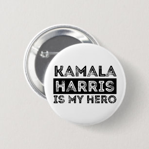 Kamala Harris är My Hero - President 2024 Knapp