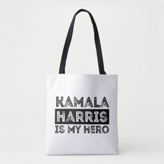 Kamala Harris är My Hero - President 2024 Tygkasse (Framsida)