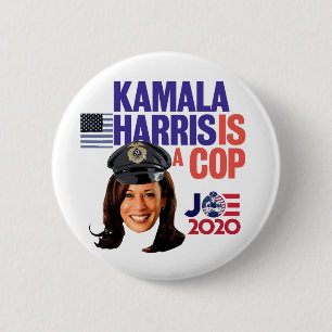Kamala Harris är polis Knapp