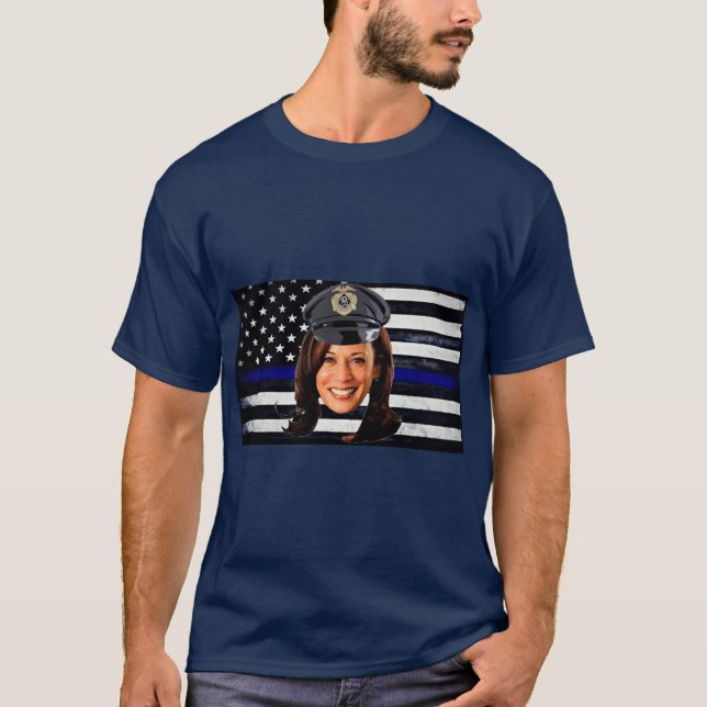 Kamala Harris är polis T Shirt (Framsida)