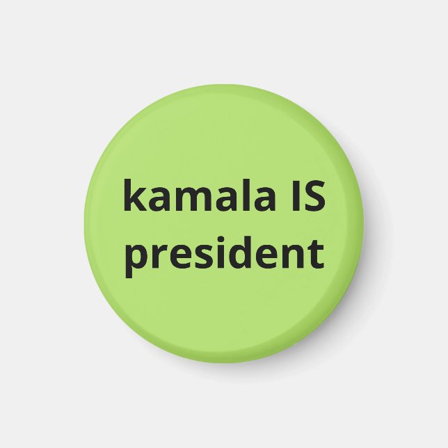 Kamala Harris är president 2024 Magnet (Framsidan)