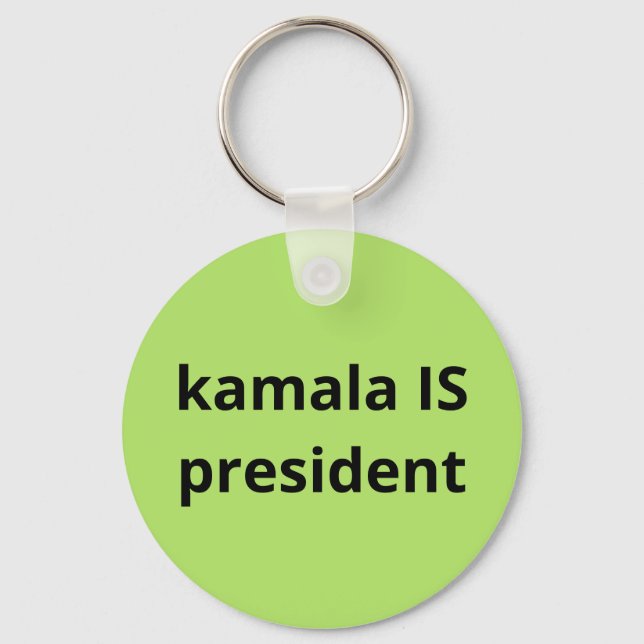 Kamala Harris är president 2024 Nyckelring (Framsida)