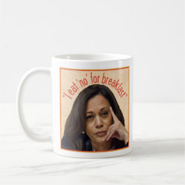 Kamala Harris äter NO till frukost mugg
