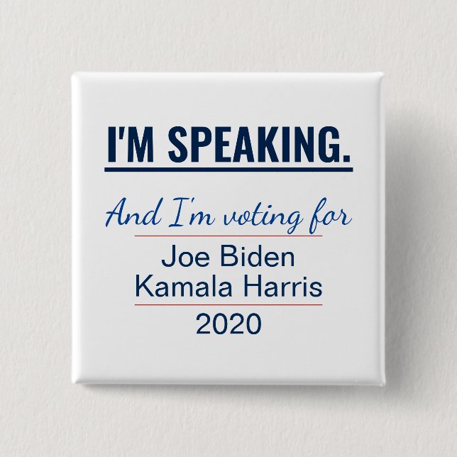 Kamala Harris Biden 2020 Knapp (Framsida)