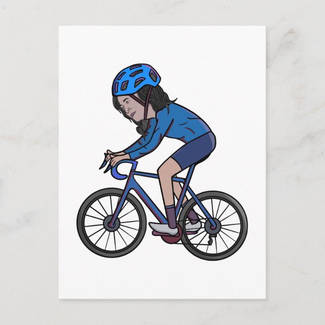 Kamala Harris Bike Vykort (Framsida)