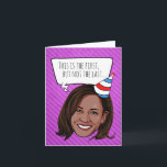 Kamala Harris Birthday: Det här är första gången Kort<br><div class="desc">Kort och ritningar för politisk hälsning på PolitiCardz.com Utformning för Tillfällen: Politiskt Helgdagskort,  Politiskt Födelsedagskort,  Politiskt humor och Anpassat Hälsning. Köp unika politiska gåvor och redskap på PolitiClothes.com Politiska T-shirts,  Stickers,  Hoodies,  Buttons,  Mugg,  Signs,  Poster och mer! www.PolitiCardz.com   www.PolitiClothes.com</div>
