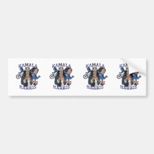 Kamala Harris Bootleg Rap Stil Val Bildekal