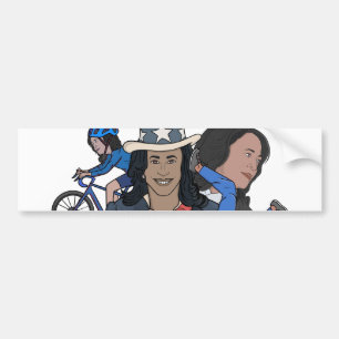 Kamala Harris Bootleg Rap Stil Val Bildekal