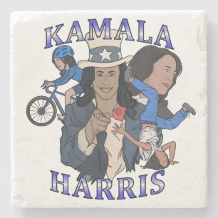 Kamala Harris Bootleg Rap Stil Val Stenunderlägg