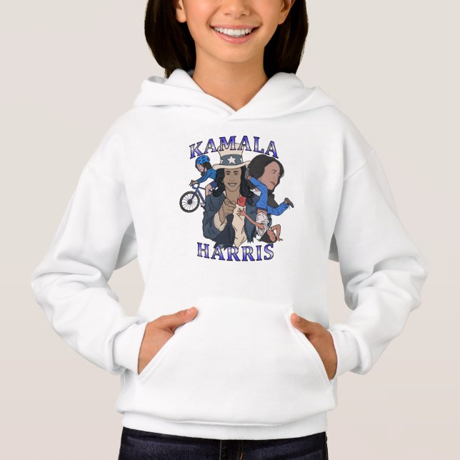 Kamala Harris Bootleg Rap Stil Val T Shirt (Framsida)