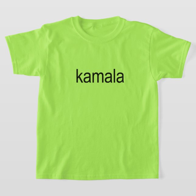 Kamala Harris Brat T Shirt (Laydown)