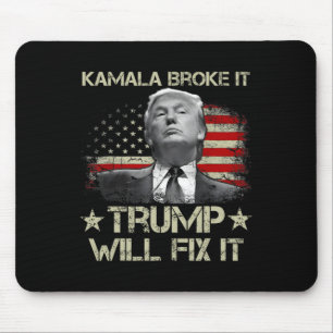 Kamala Harris Bröt Det Trump Kommer Att Fixa Det U Musmatta