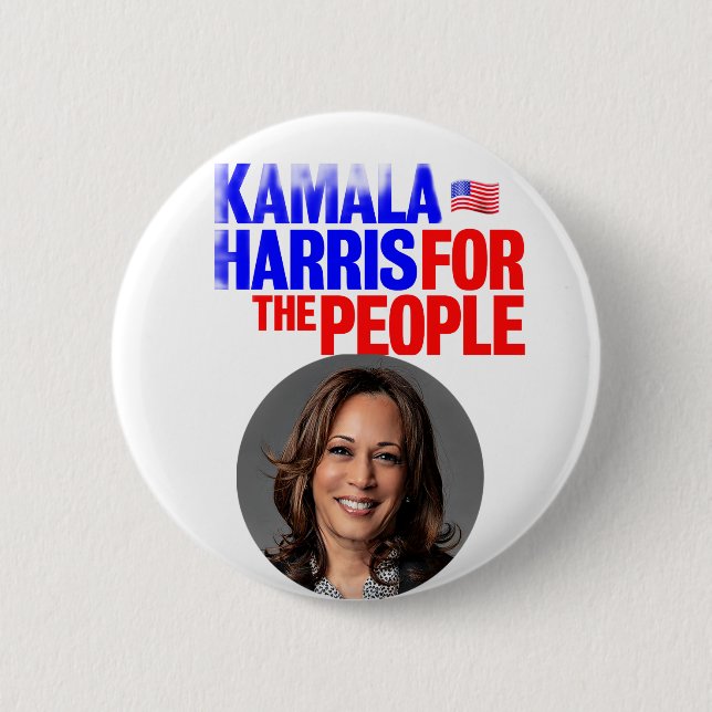 Kamala Harris_ Button Knapp (Framsida)