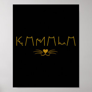 Kamala Harris Cat Dam och Cat Guy Poster