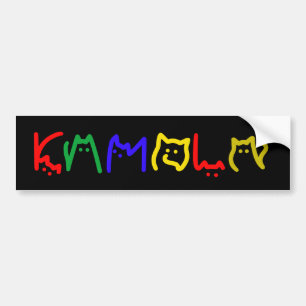 Kamala Harris - Cat Lettering Bildekal
