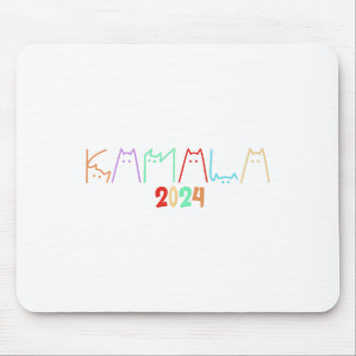 Kamala Harris Cat Lettering Funny Cat Dam för K Musmatta