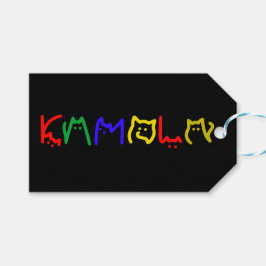 Kamala Harris - Cat Lettering Presentetikett