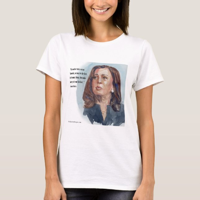 Kamala Harris & Citat T Shirt (Framsida)