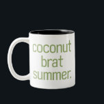 Kamala Harris Coconut Brat Sommaren 2024 Två-Tonad Mugg<br><div class="desc">Kamala Harris Coconut Brat Sommaren 2024</div>