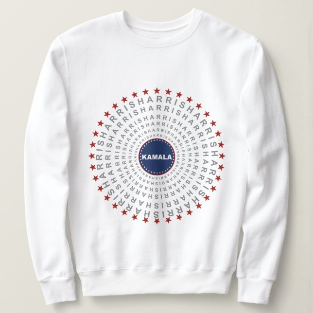 KAMALA HARRIS - Echoes of Change Sweatshirt T Shirt (Design framsida)