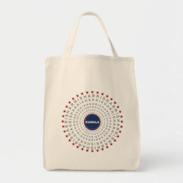 KAMALA HARRIS Echoes of Change Tote Bag Tygkasse