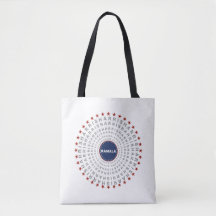 KAMALA HARRIS Echoes of Change Tote Bag