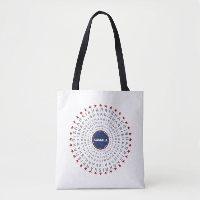 KAMALA HARRIS Echoes of Change Tote Bag Tygkasse (Framsida)