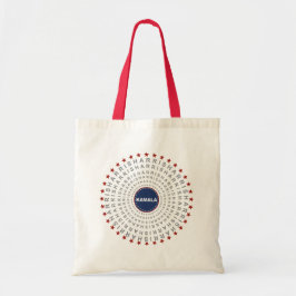 KAMALA HARRIS Echoes of Change Tote Bag Tygkasse