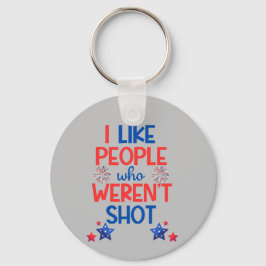 Kamala Harris Election Funny Anti-Trump Red & Blue Nyckelring