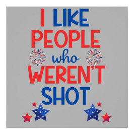 Kamala Harris Election Funny Anti-Trump Red & Blue Perfect Poster
