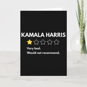 Kamala Harris En 1 Stjärnigt Betyg Mycket D Kommer Kort