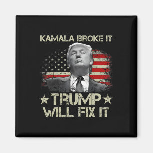 Kamala Harris Fattigt att trumpen kommer att åtgär Magnet