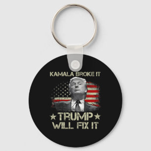 Kamala Harris Fattigt att trumpen kommer att åtgär Nyckelring
