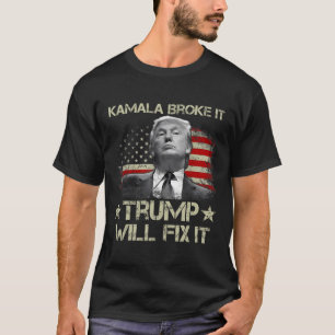 Kamala Harris Fattigt att trumpen kommer att åtgär T Shirt