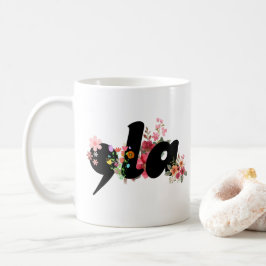 Kamala Harris Flowers - Trendiget Comma la Blommig Kaffemugg