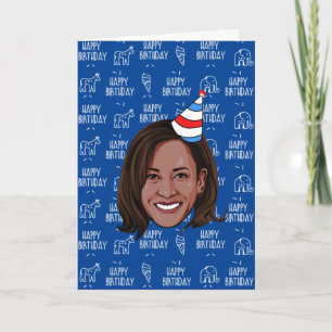 KAMALA HARRIS Födelsedag Kort