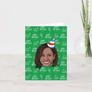 KAMALA HARRIS Födelsedag Kort
