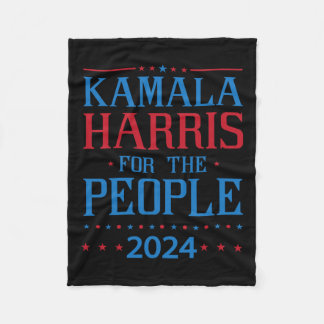 Kamala Harris för 2024 års folkval 2024 Fleecefilt